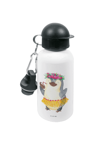 Mr. & Mrs. Panda Kindertrinkflasche Pinguin Kokosnuss ohne Spruch in Weiß