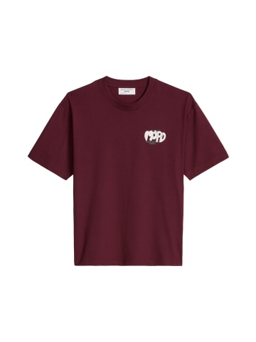 Marc O'Polo DENIM T-Shirt relaxed in Merlot Red