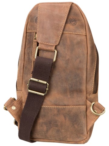 Greenburry Rucksack Vintage 1612A in Sattelbraun