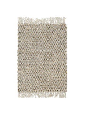 Beliani Kurzflor AFRIN in Beige - (W) 50 x (H) 1 x (L) 80 cm