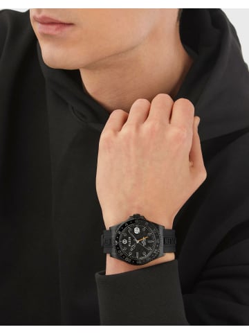 Philipp Plein Analoguhr für Herren in Schwarz