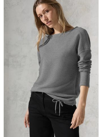 Cecil Langarmshirt in platinum grey mel.