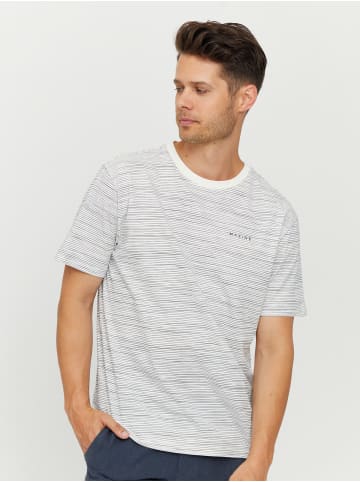 MAZINE T-Shirt Keith Striped T in offwhite/night blue