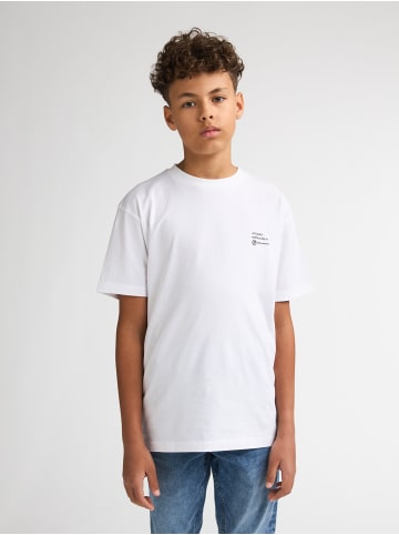 Petrol Industries T-Shirt mit Rückenprint Arena in Weiß