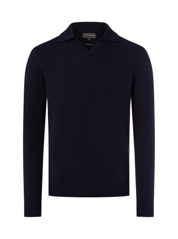 Finshley & Harding Strickpullover in marine - 0002