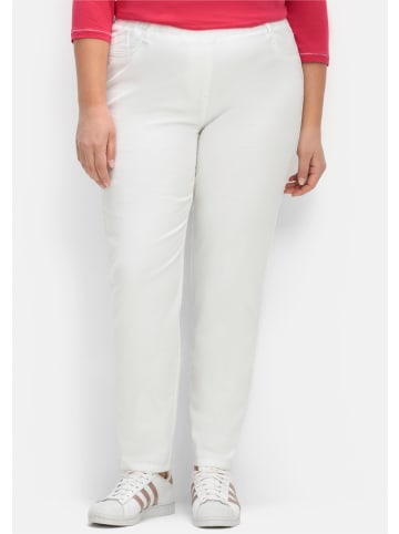 sheego Schlupfhose in weiß