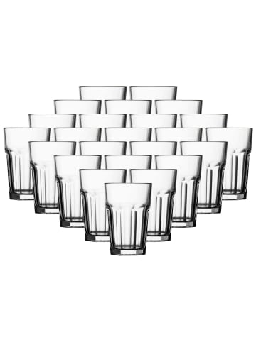 Pasabahce 24er Set Longdrinkgläser Casablanca in 415 ml in transparent
