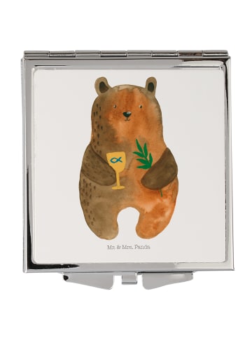Mr. & Mrs. Panda Kleiner Spiegel Bär Konfirmation ohne Spruch in Weiß
