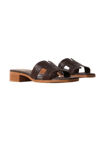 Oh! my Sandals Ledersandalen mit Absatz Braun