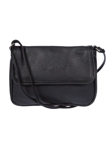 Jennifer Jones Abendtasche, Umhängetasche Kunstleder schwarz ca. 19cm