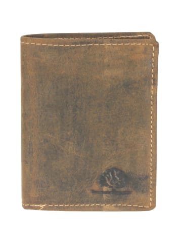Greenburry Vintage Geldbörse Leder 8,0 cm brown