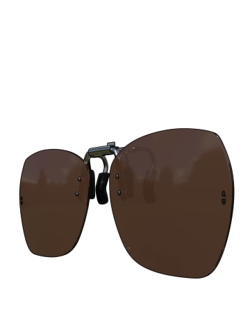 BEZLIT Clip On Sonnenbrille in Braun