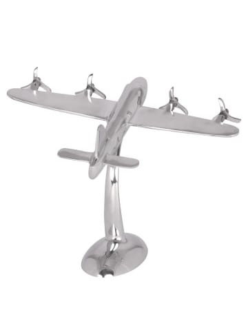 FineBuy Tischdekoration in Silber / Aluminium / 42x30x42