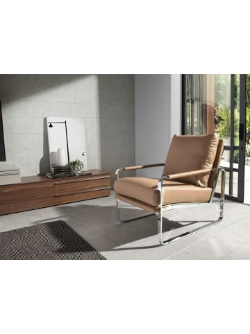 Angel Cerdá Sessel 5046 in Nerz / Grau – (B)67 x (H)100 x (T)89 cm
