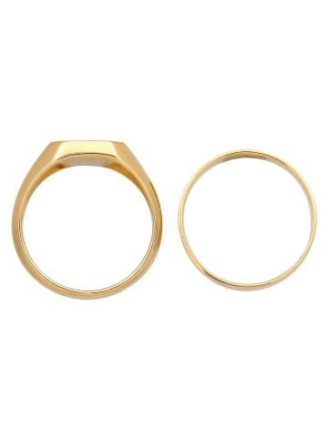 KUZZOI Ring für Herren in gold