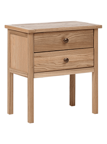 Beliani Nachttisch SALTON in Braun - (W) 53 x (H) 55 x (L) 31 cm