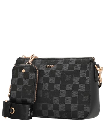 JOOP! Women Piazza Scacchi Jasmina - Umhängetasche 24 cm (black) in schwarz