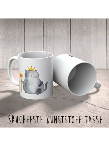 Mr. & Mrs. Panda Kinderpott Katze König ohne Spruch in Weiß