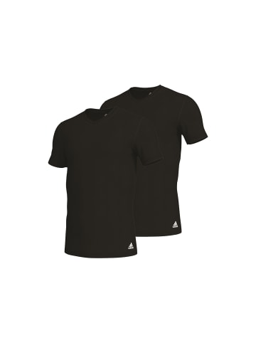 adidas T-Shirt 2er Pack in schwarz