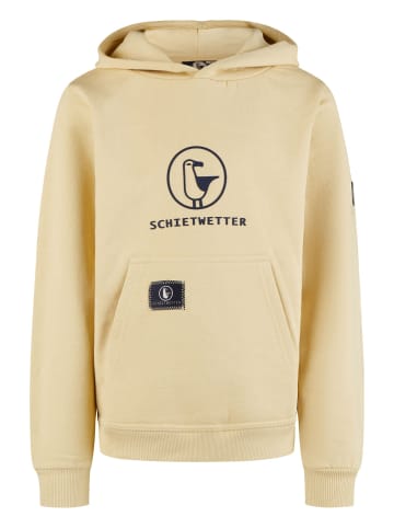 SCHIETWETTER SCHIETWETTER Hoodie Logoprint Toni in sand/navy