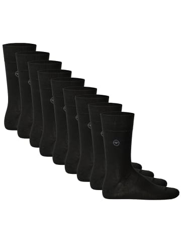 Tom Tailor Socken 9er Pack in Schwarz