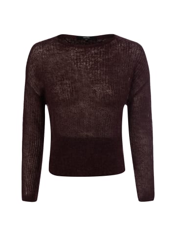 Someday Strickpullover Tivora in aubergine - 0001