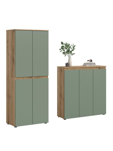 ebuy24 Schlafzimmer-Set Scarpa (2-teilig) Staubgrün 190 x 37 cm