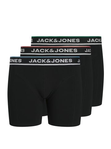 JACK & JONES PLUS 3er-Pack Trunks in Black