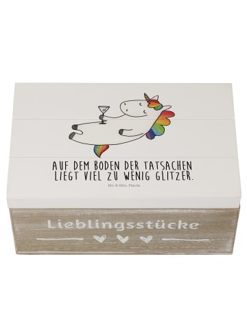 Mr. & Mrs. Panda Dekokiste Einhorn Blümchentail mit Spruch in Weiß