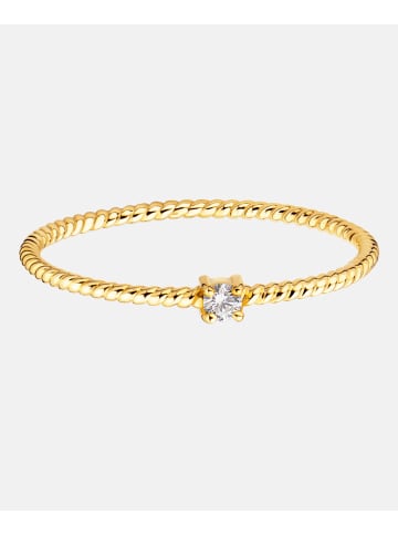 Diamant L'éternel Ring aus 375 Gelbgold mit Diamant