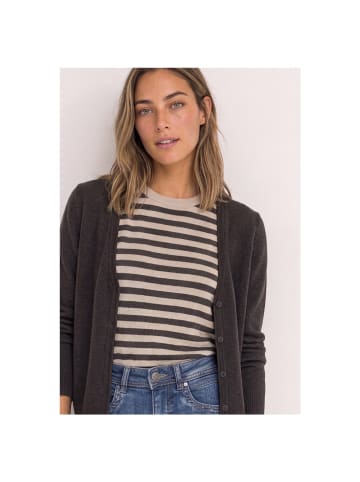 Street One Pullover in black coffee mel.