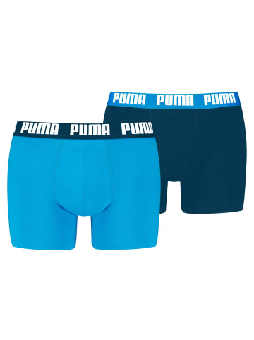 Puma Boxershort 2er Pack in Hellblau