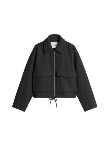 Marc O'Polo DENIM Twill-Jacke regular in Anthra Melange