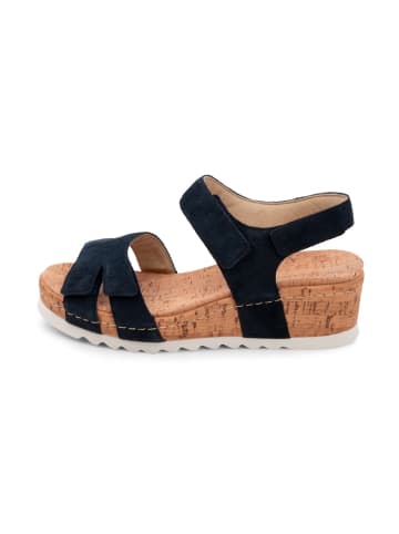 VITAFORM Veloursleder Sandaletten in marine