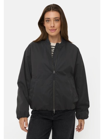 Camel Active Gefütterte Bomberjacke in Oversize-Passform in Schwarz