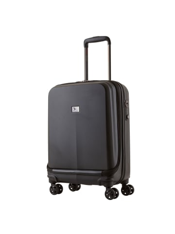 Pack Easy B-Solutions 4 Rollen Kabinentrolley S 55 cm Laptopfach schwarz