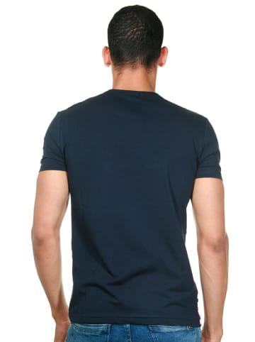 FIOCEO T-Shirt in bordeaux/schwarz