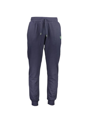 GianMarco Venturi Blaue Baumwoll-Jogginghose