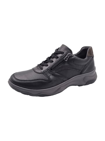 WALDLÄUFER Komfort Schnürschuhe in Schwarz
