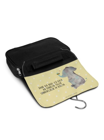 Mr. & Mrs. Panda NeZeichenssaire Elefant Biene mit Spruch in Gelb Pastell