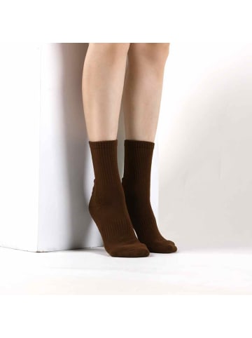 MUNADUNA 5er-Set '90 Grad' Frotte-Rechteck-Socken