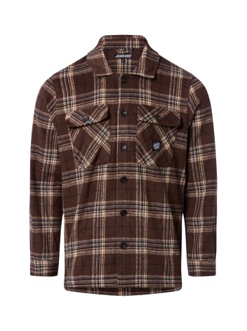 Santa Cruz Freizeithemd Lodge Shirt in schoko mehrfarbig
