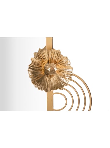 Mauro Ferretti Wandspiegel mit mehrfarbigen Metallblumen, 75 x 9,5 x 64,1 cm