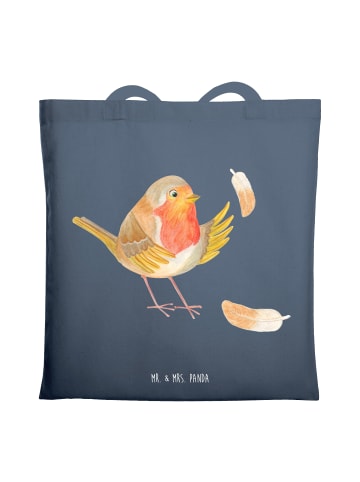 Mr. & Mrs. Panda Beutel Rotkehlchen Federn ohne Spruch in Indigo Blue