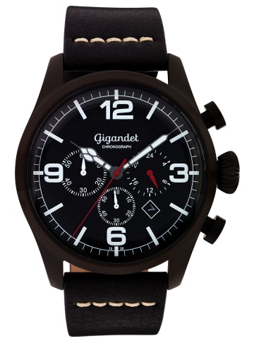 Gigandet Quarzuhr Chronograph "DAYDREAM" in Schwarz