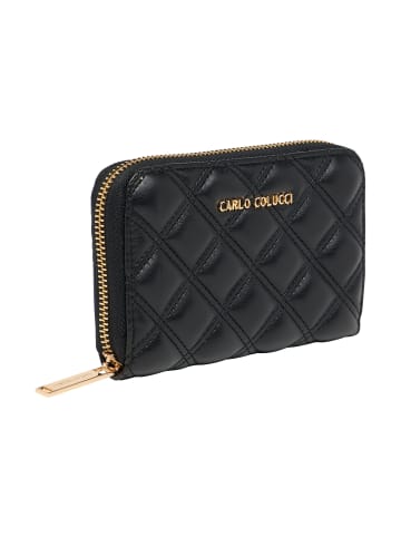 Carlo Colucci Geldbörse Falkner in Schwarz