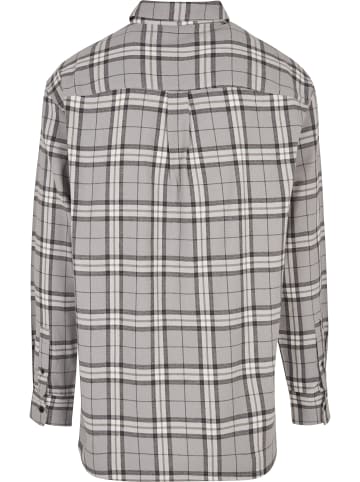 Urban Classics Long Sleeve Shirt in grey/black