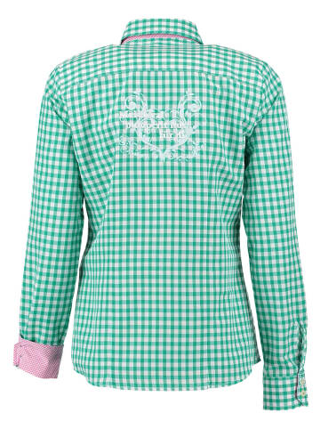 OS-Trachten Trachtenbluse Pidara in trachtengrün