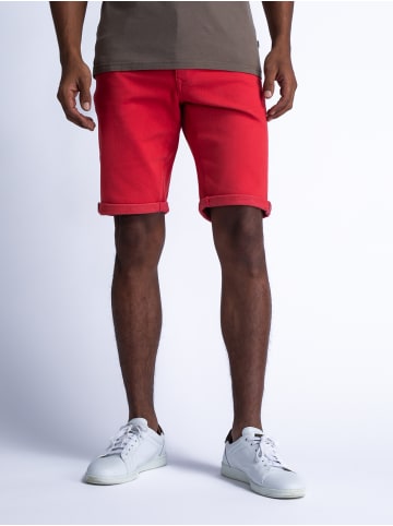 Petrol Industries Jackson Farbige Denim-Shorts Sungreet in Rot