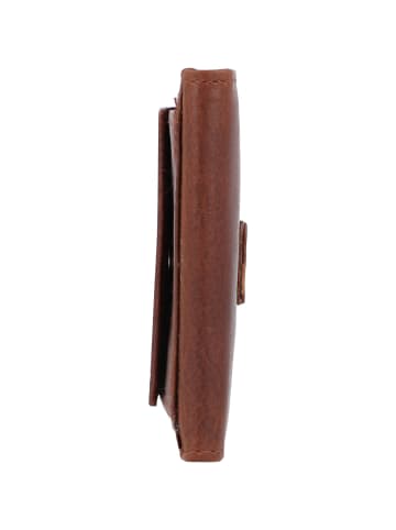 Greenburry Vintage Geldbörse RFID Leder 7 cm in cognac